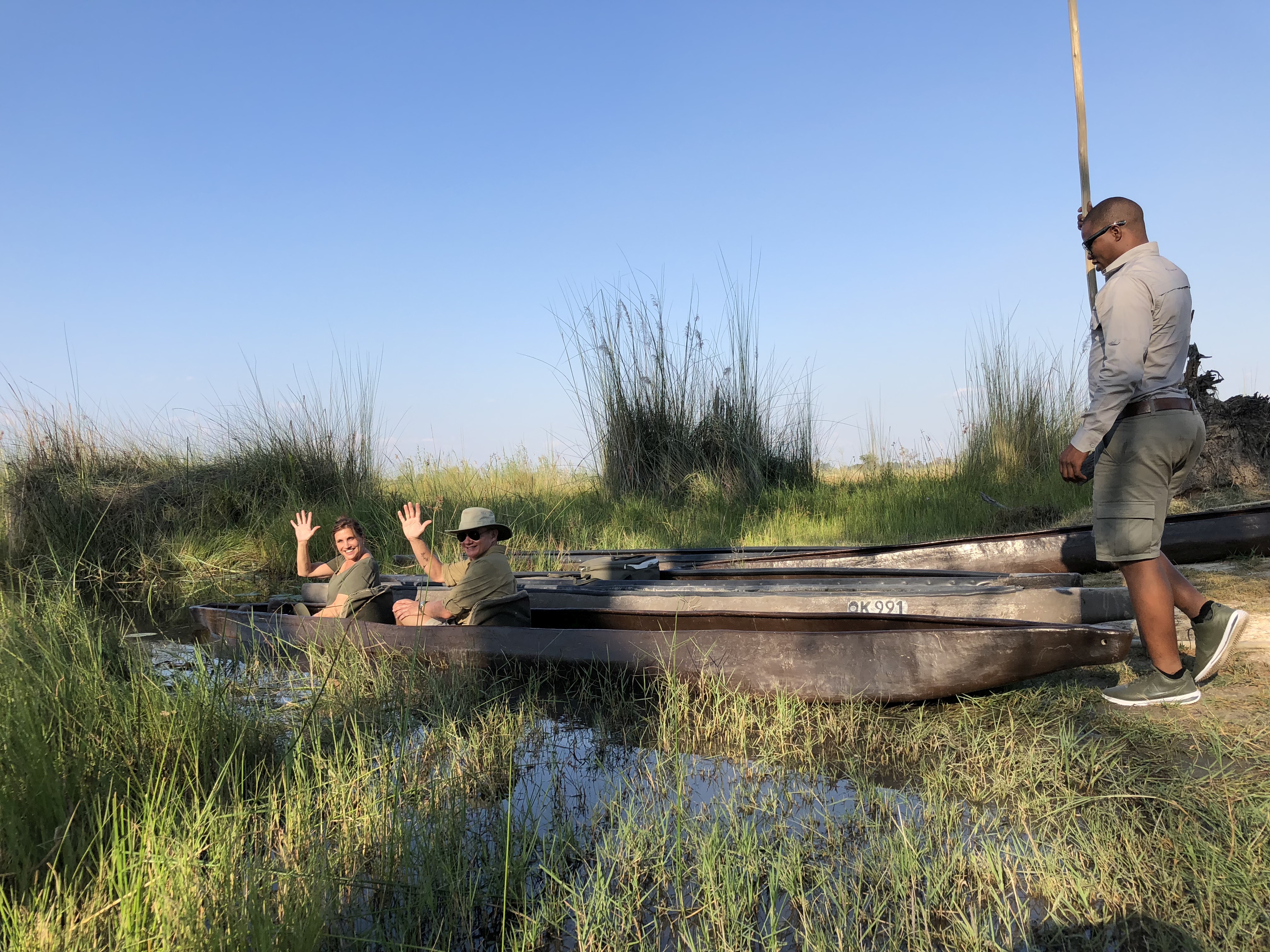 Mokoro boat in Botswana